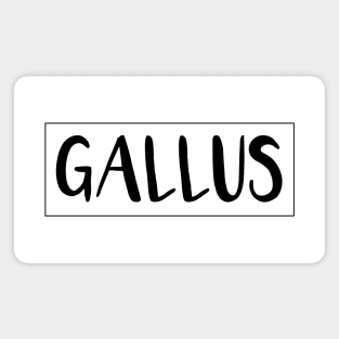 GALLUS, Scots Language Word Magnet